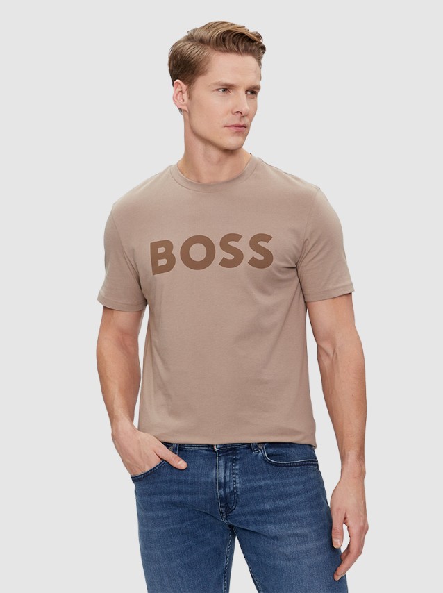 T-Shirt Male Boss Orange