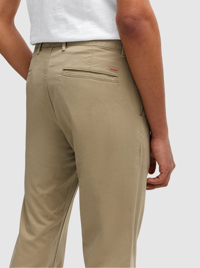 Calca Homem Chino Slim Boss Orange
