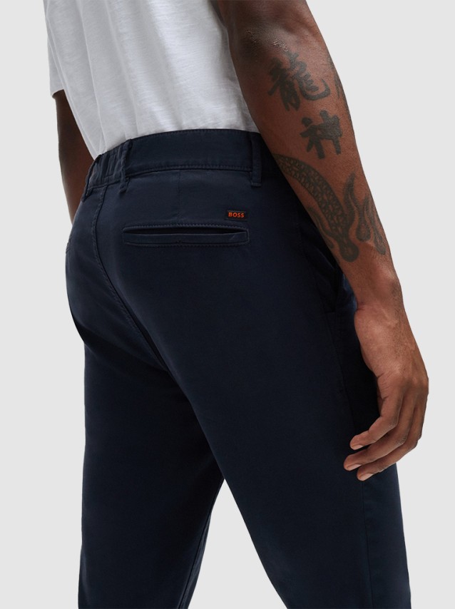 Calca Homem Chino Slim Boss Orange
