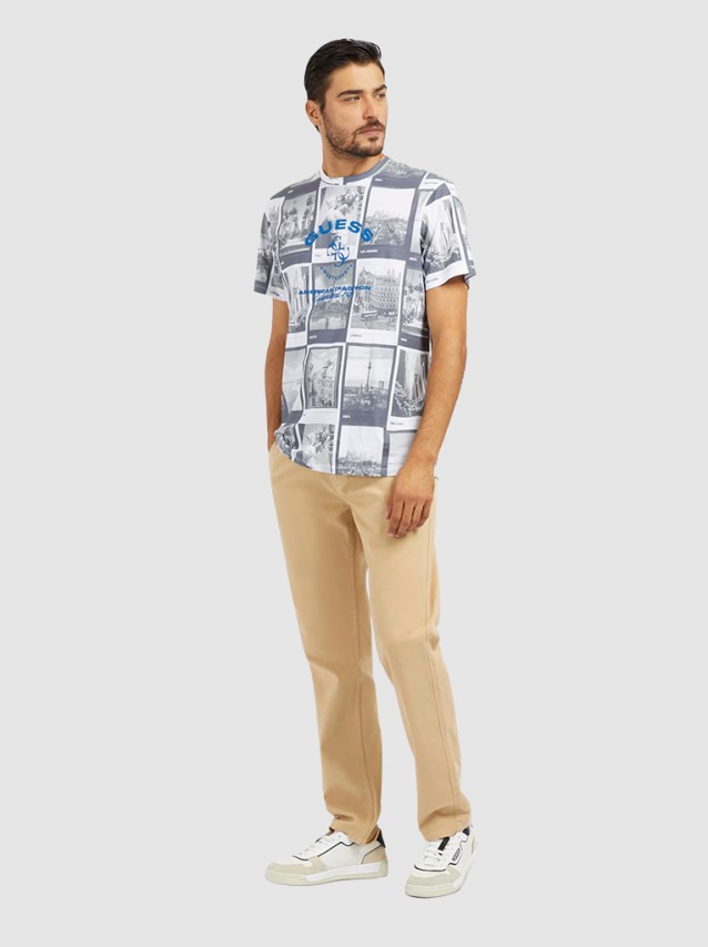 T-Shirt Homem City Guess
