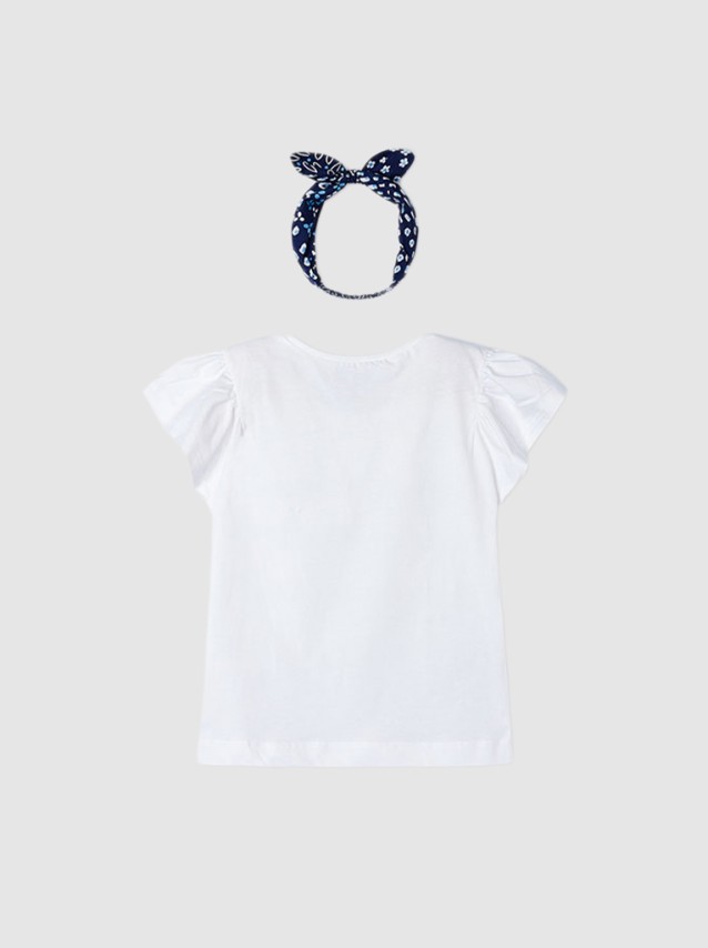 T-Shirt Menina Risca Mayoral