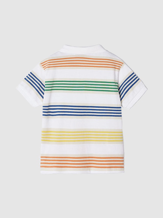 Polos Menino Polo M/curta Riscas Mayoral