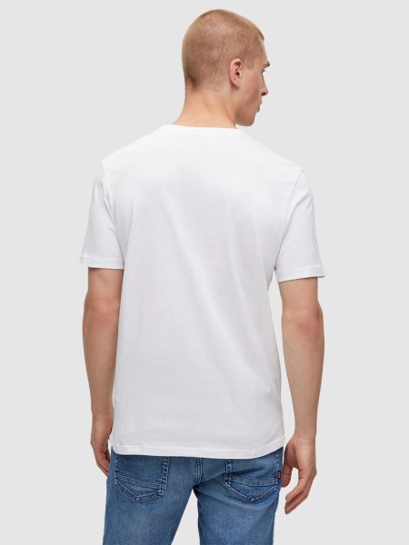 T-Shirt Homem Boss Orange T-Shirt Homem Boss Orange