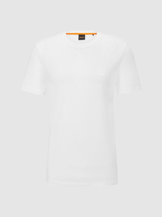 T-Shirt Homem Boss Orange