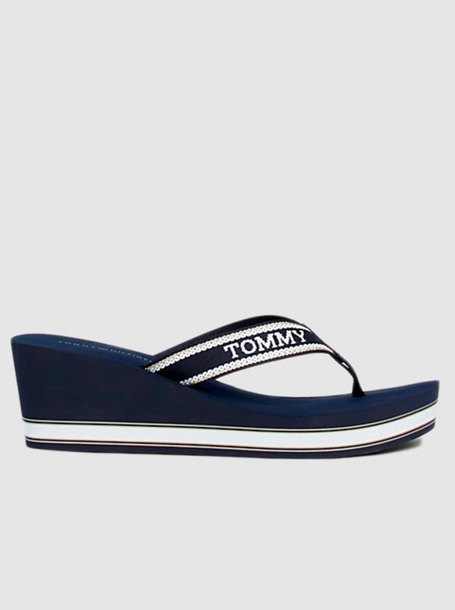 Chinelo Mulher Wedge Tommy Hilfiger
