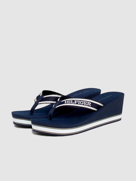 Chinelo Mulher Wedge Tommy Hilfiger