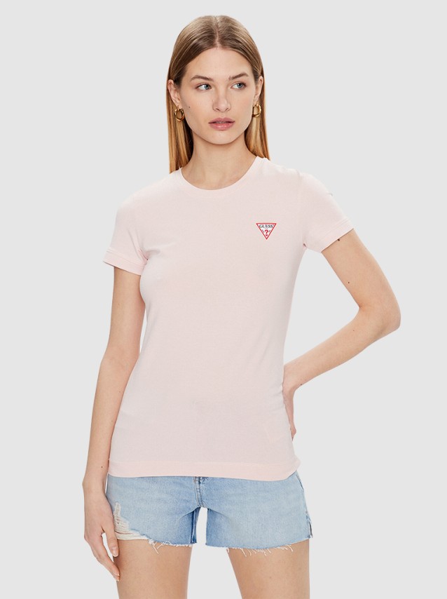 T-Shirt Mulher Mini Trianglle Guess