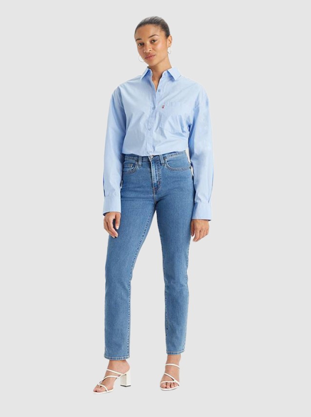 Calca Mulher 724 High Rise Straight Levis