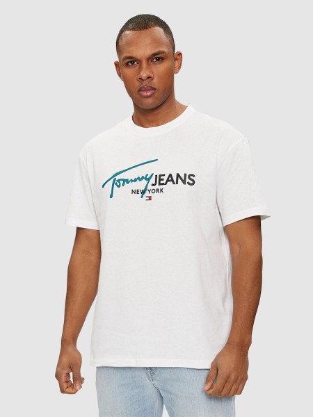 T-Shirt Homem Pop Color Tommy Jeans