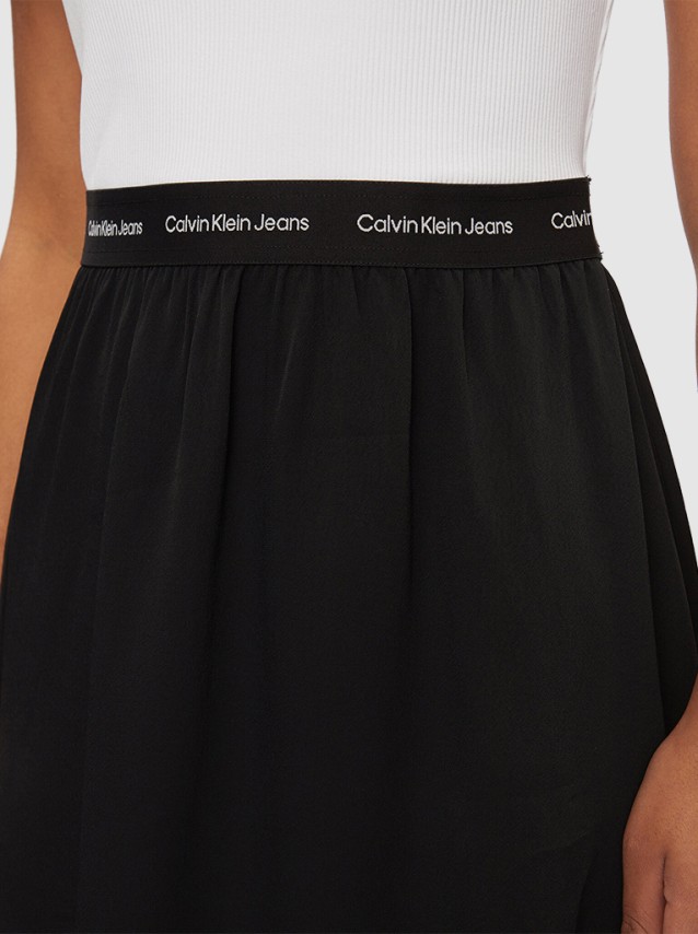Vestido Mulher Logo Calvin Klein