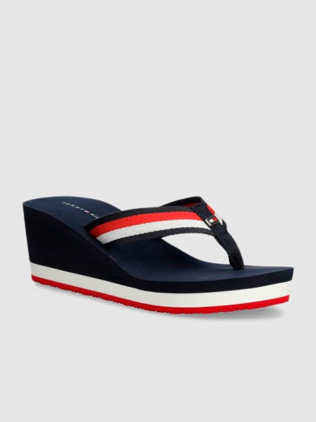 Chinelo Mulher Wedge Tommy Hilfiger