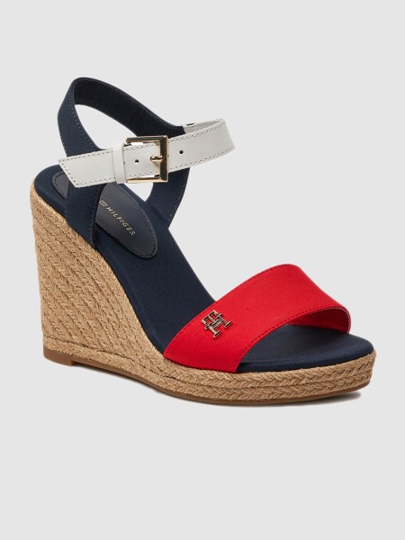 Sand�lia Mulher Stripes Tommy Hilfiger