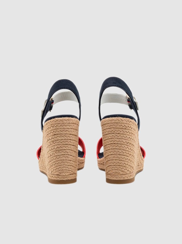 Sand�lia Mulher Stripes Tommy Hilfiger