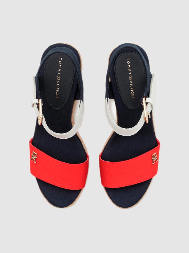 Sand�lia Mulher Stripes Tommy Hilfiger