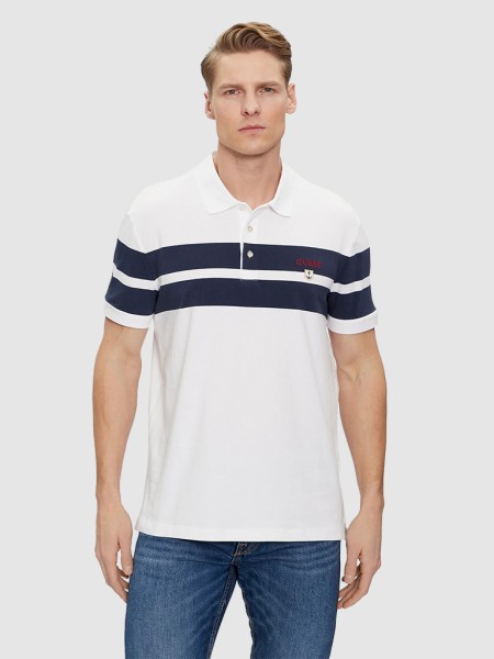 Polo Homem Stripe Guess