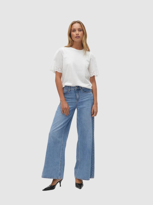 T-Shirt Mulher Emily Vero Moda