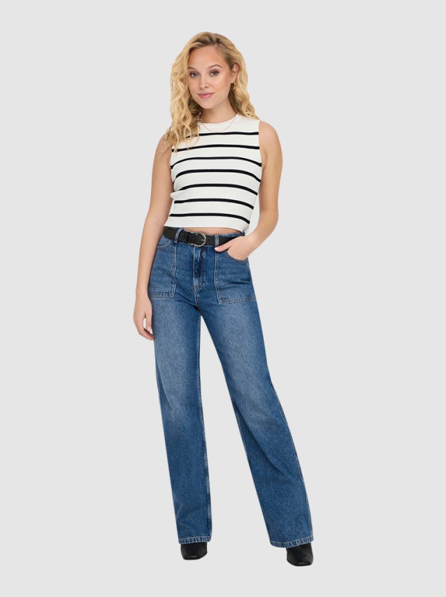 Tops Mulher Onlmajli S/l Top Knt Noos Only