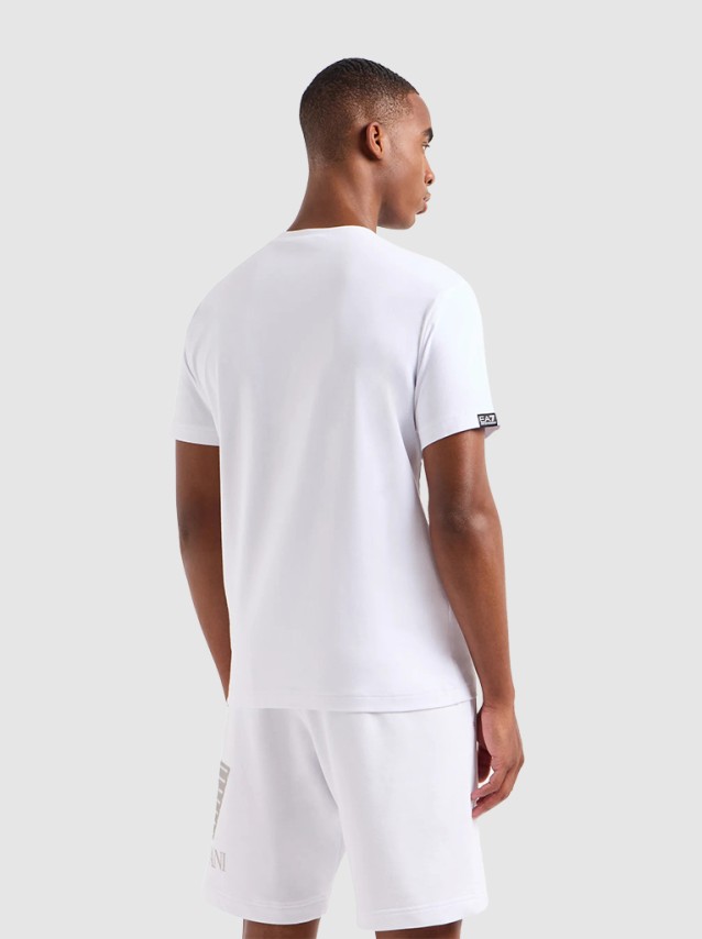 T-Shirt Male Ea7 Emporio Armani White - 3DPT37PJMUZ.1 | Forte Store