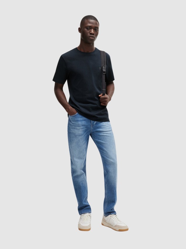 T-Shirt Homem Boss Orange