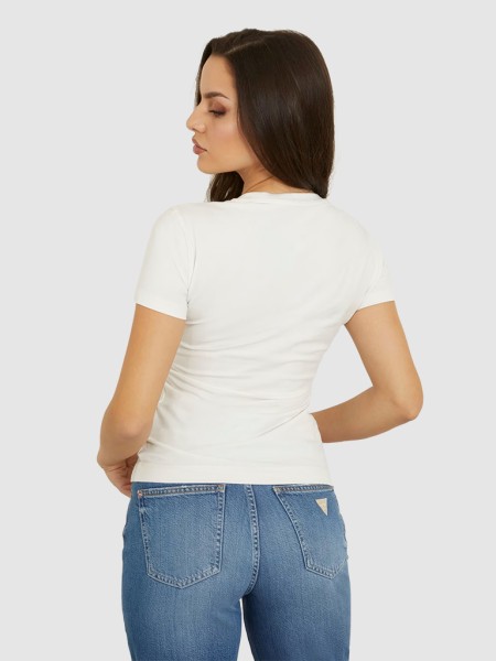 T-Shirt Mulher Logo Guess