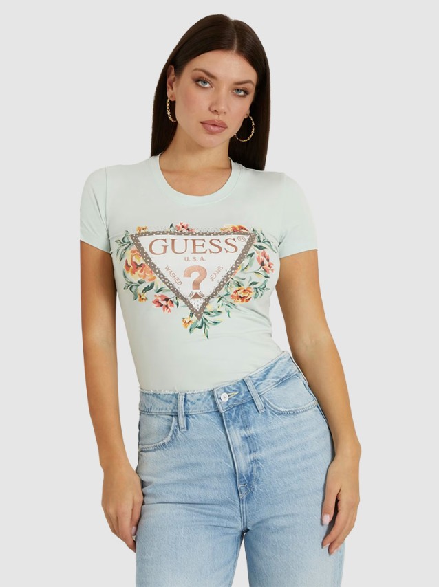 T-Shirt Mulher Triangle Guess