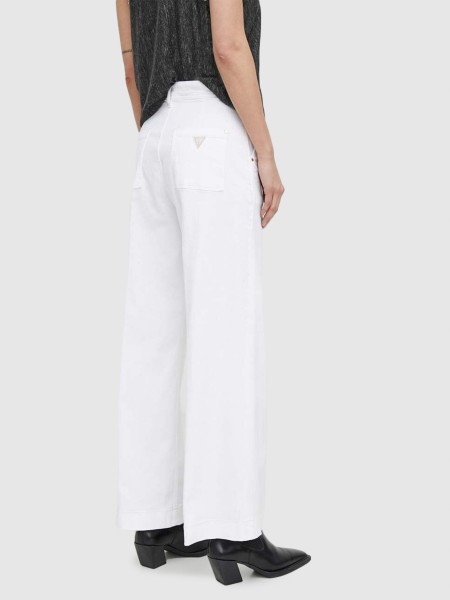 Calca Mulher Dakota High Wide Crop Guess