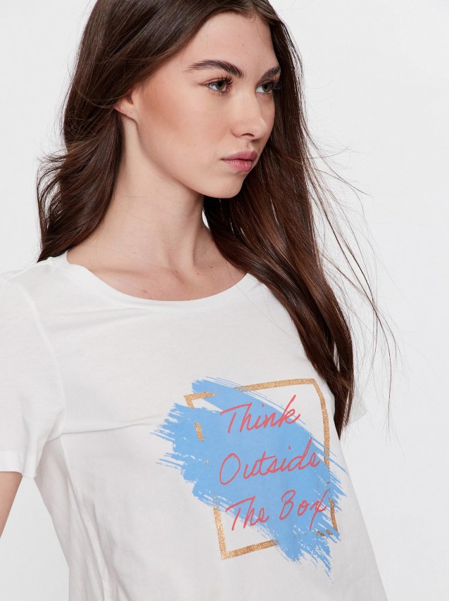 T-Shirt Mulher Pamala Vero Moda