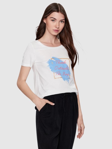 T-Shirt Fminin Vero Moda