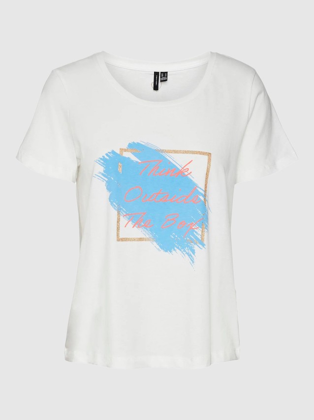 T-Shirt Mulher Pamala Vero Moda