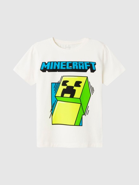 T-Shirt Menino Minecraft Name It