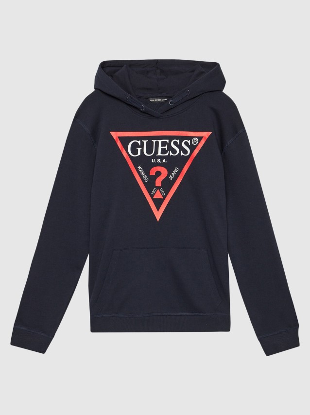 Sweatshirt Menino Hodded Guess