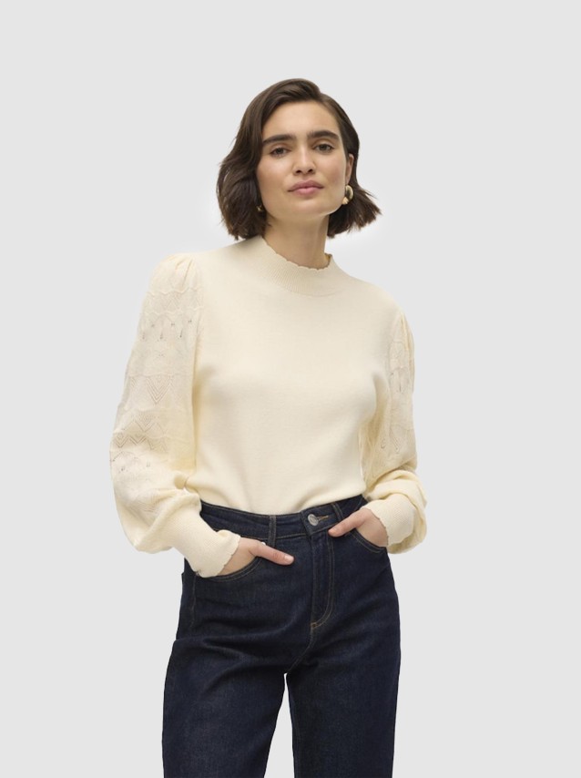 Camisola de Malha Mulher Limone Vero Moda