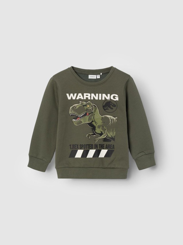 Sweatshirt Menino Jurassic Name It