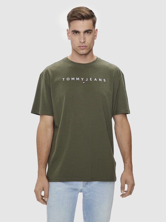 T-Shirt Homem Logo Tommy Jeans