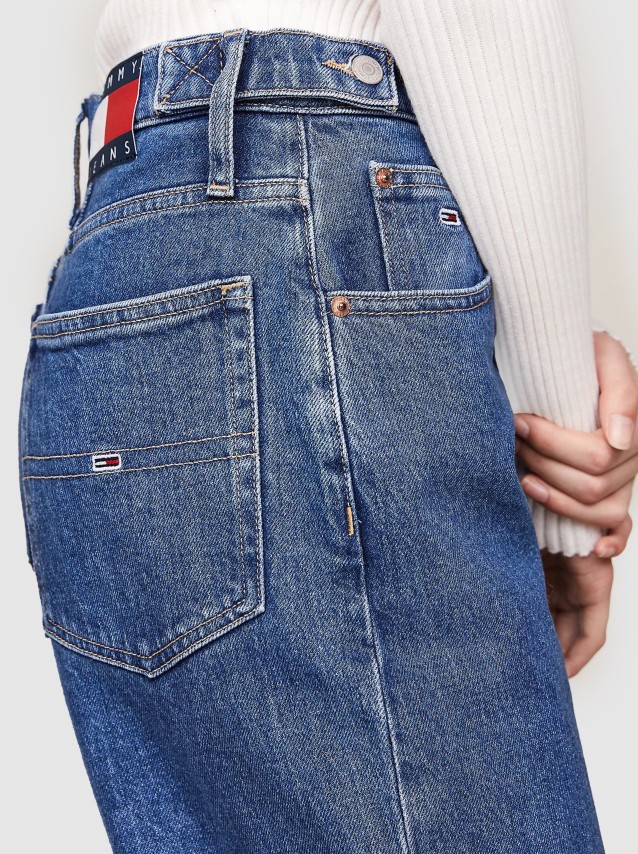 Cal�a de Ganga Mulher Mon Tommy Jeans