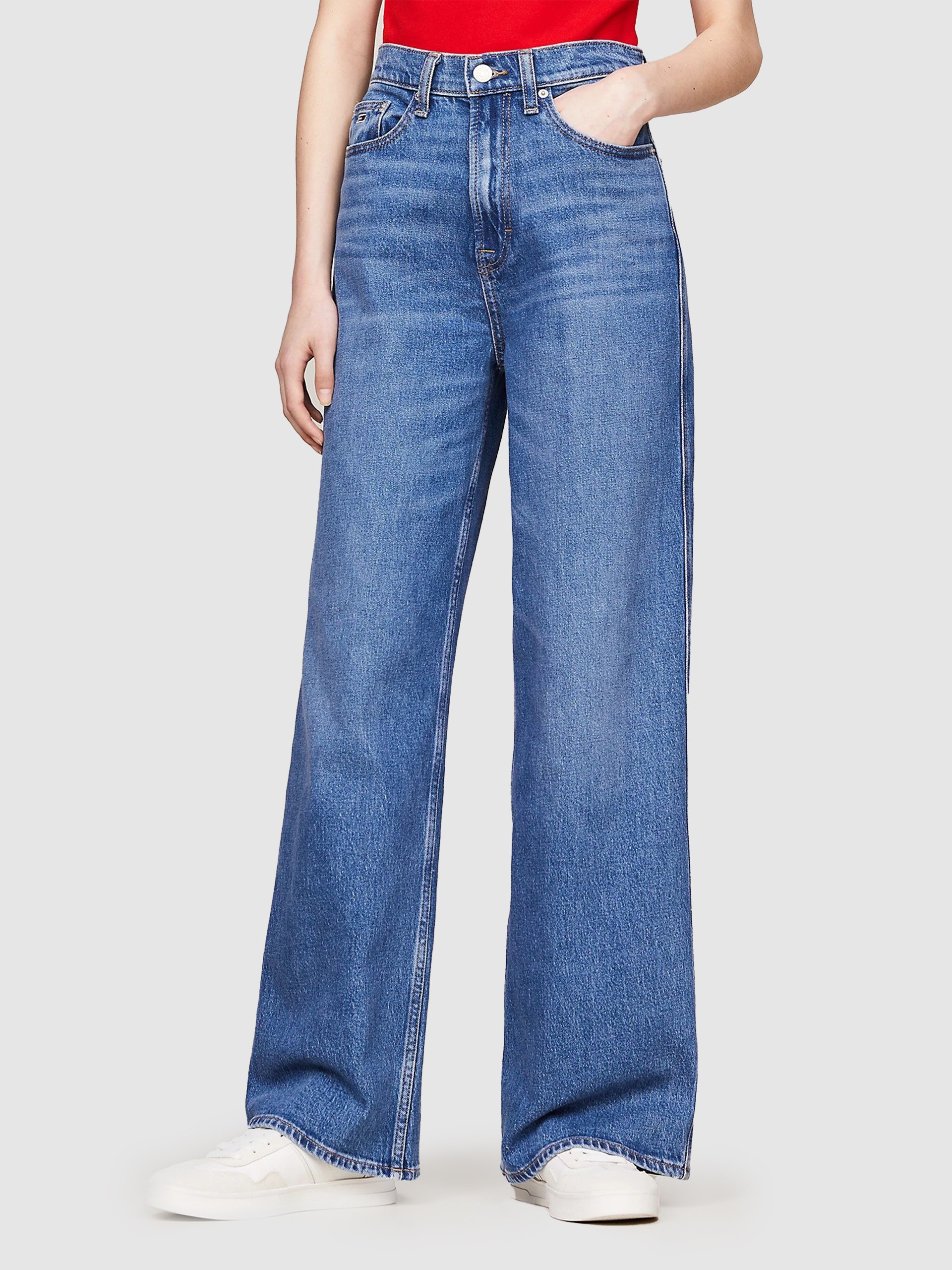 Calça de Ganga Mulher Claire Wide Leg Tommy Jeans