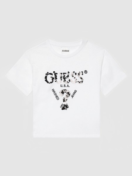 T-Shirt Menina Boxy Guess