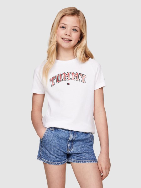 T-Shirt Menina Varsity Tommy Hilfiger