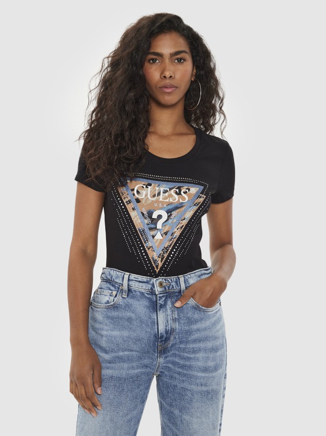 T-Shirt Mulher Leo Guess