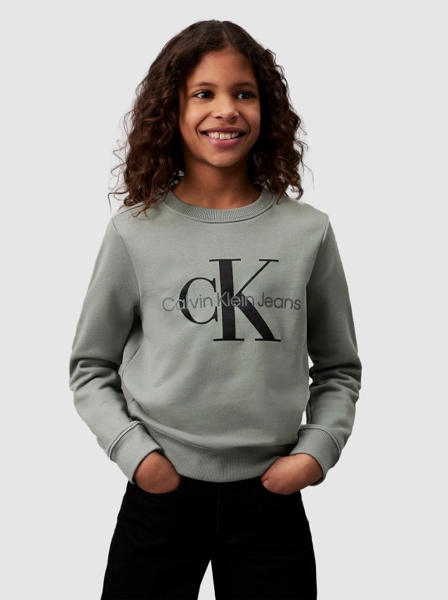 Sweatshirt Unisexo Monogram Calvin Klein