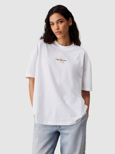 T-Shirt Mulher Monologo Boyfriend Calvin Klein