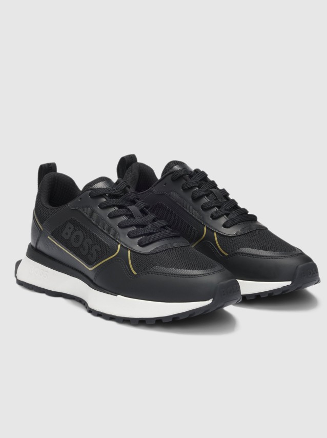 Baskets Masculin Boss Orange