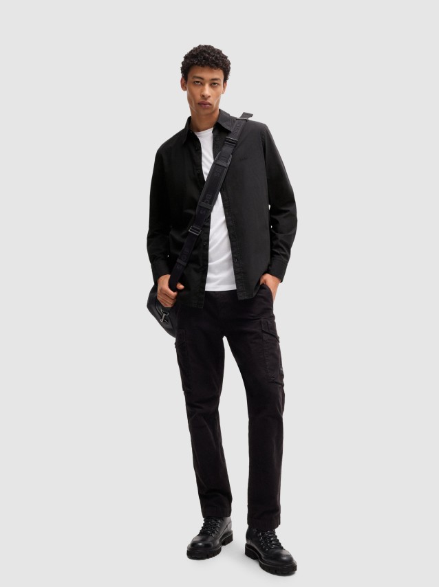 Camisas Homem Boss Orange