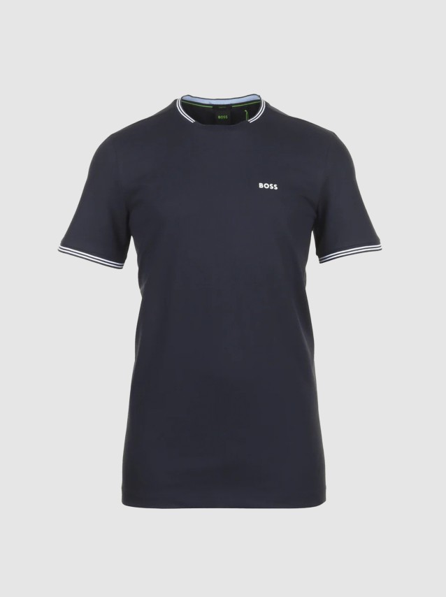 T-Shirt Masculin Boss Green