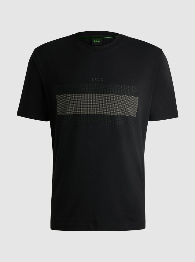 T-Shirt Homem Tee Boss Green