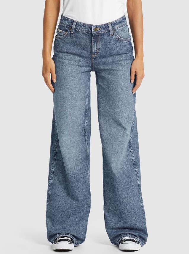 Cala de Ganga Mulher G11 Wide Leg Guess Jeans