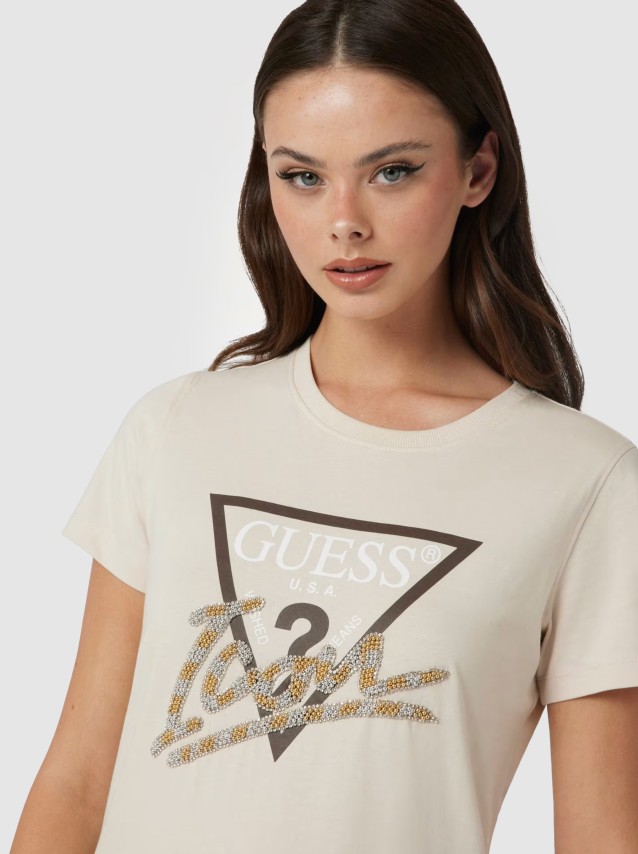 T-Shirt Mulher Icon Guess