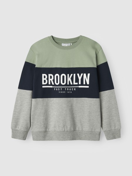 Camisola/sweater Menino Nkmvemil Ls Nreg Sweat Bru Name It