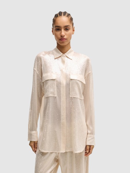 Camisas Mulher Boss Orange