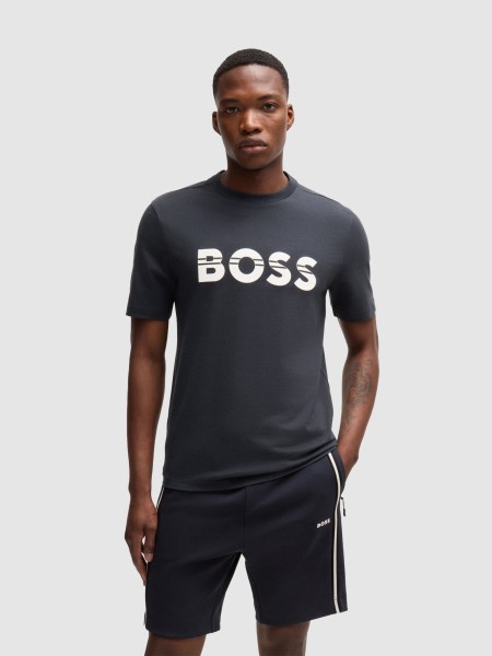 T-Shirt Male Boss Green